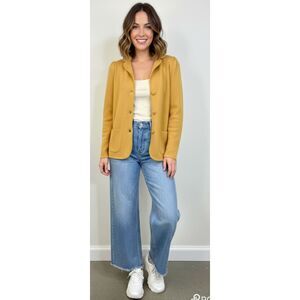 🧥 Talbots Pure Merino Wool Button-Front Cardigan Blazer - Size M